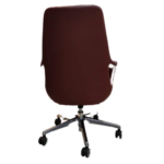 B306-Red Office Chair – Stylish Ergonomic Swivel Chair with Lumbar Support & Adjustable Height - Image 4