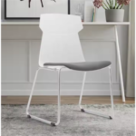 Model 323D Cafeteria Chair โ Cushioned, Stackable & Durable Non-Wheel Dining Chair for Cafes & Canteens - Image 5