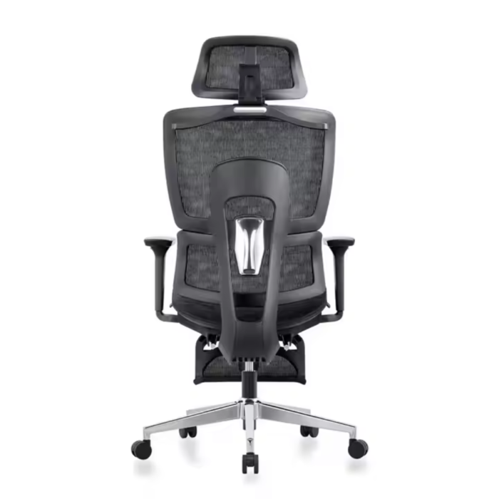 Ergonomic Office Chair 801H – Mesh Back with 3D Armrests, Tilt Lock & Square Taper Base – Black & Gray - Image 5