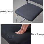 ๐ช 303C Chrome Frame Visitor Chair โ Stackable Reception & Conference Seating | Sleek, Durable & Space-Saving - Image 6
