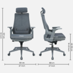 🪑 Mesh Ergonomic Office Chair – Comfortable, Stylish, and Built for Productivity – Model 2020A - Image 5