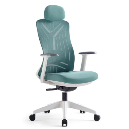 🪑 7107A Premium Ergonomic Office Chair – Adjustable Height, Mesh Back & Foam Seat | Maximize Comfort & Productivity