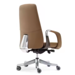MD2212A PU Leather High Back Office Chair – Extra Large Swivel Boss Chair for Executive Comfort - Image 4