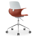 R136-30 Modern Office Chair โ Ergonomic Design with PP Body, Foam Seat & Metal Base - Image 4