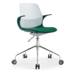 R136-30 Modern Office Chair โ Ergonomic Design with PP Body, Foam Seat & Metal Base