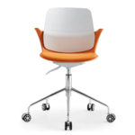 R136-30 Modern Office Chair โ Ergonomic Design with PP Body, Foam Seat & Metal Base - Image 3