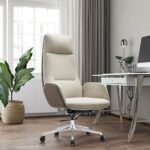 GA83 – Adjustable Executive Swivel Office Chair | Premium PU Leather High-Back Boss Chair with Ergonomic Design