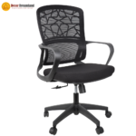 🪑 A140-3 – Black High Back (LB) Office Chair - Image 2