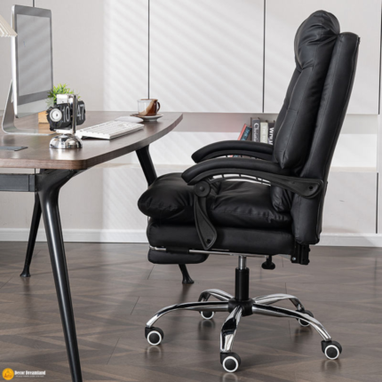 🪑 A052 Ergonomic Office Chair | Black Mesh with Foam Seat & Nylon Base  Modern Comfort • Breathable Design • Durable Office Seating
