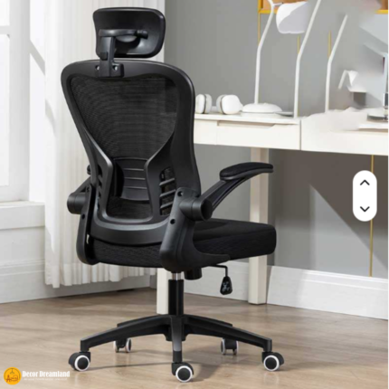 🪑 Model 518 Ergonomic Office Chair | Black Frame & Black Mesh  Minimal Design • Eco-Friendly Comfort • Everyday Office Seating