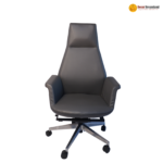 918A Black Executive Office Chair – Premium Imported Leather Ergonomic Chair for Conference & Workspace Elegance - Image 5