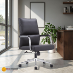 🪑 B-121 Office Chair | Grey  Modern Comfort • Strong Build • Professional Performance