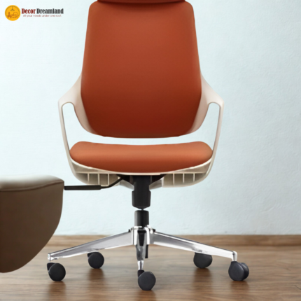 🪑 2159 B Ergonomic Office Chair | Orange  Vibrant Design • Ergonomic Support • Smooth & Stable Performance