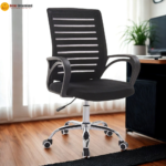 🪑 OC-NB1010 Ergonomic Office Chair | Black Mesh with Fixed Arms  Comfortable • Durable • Everyday Office Seating (Copy)