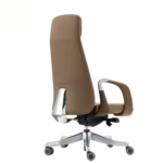 MD2212A Brown High Back CEO Chair – Luxury Ergonomic Executive Office Furniture with Swivel & Armrest - Image 3