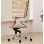 6909A Brown – Premium Leather Office Chair with Ergonomic Design & Adjustable Height – Executive Comfort for Modern Workspaces - Image 12