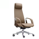 MD2212A Brown High Back CEO Chair – Luxury Ergonomic Executive Office Furniture with Swivel & Armrest - Image 6