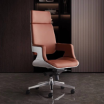 6909A Brown – Premium Leather Office Chair with Ergonomic Design & Adjustable Height – Executive Comfort for Modern Workspaces - Image 14