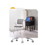🪑 SH-3032 Training / Office Chair with Writing Pad | Fabric & Mesh Seating  Smart Utility • Comfortable Seating • Classroom & Office Ready - Image 12