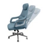 HZ-301A Executive Office Chair – Premium Leather Swivel Chair with Ergonomic Support for Managers & Supervisors - Image 2