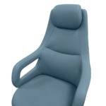 HZ-301A Executive Office Chair – Premium Leather Swivel Chair with Ergonomic Support for Managers & Supervisors - Image 4