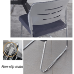 🪑 303C Chrome Frame Visitor Chair – Stackable Reception & Conference Seating | Sleek, Durable & Space-Saving - Image 5