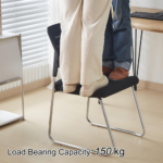 🪑 303C Chrome Frame Visitor Chair – Stackable Reception & Conference Seating | Sleek, Durable & Space-Saving - Image 4