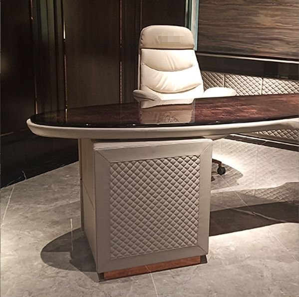 2-1-1.jpg Modern Light Luxury Boss Desk Combination Computer Desk High-end Custom Desk for Home Office - Image 1