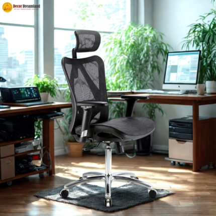 🪑 966H Ergonomic Office Chair | Black  Advanced Support • Adjustable Comfort • Professional Office Seating