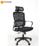 🪑 A140-3 – Black High Back (HB) Office Chair - Image 2