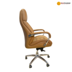 🪑 AM 188A – Premium Executive Office Chair | PU Leather Ergonomic Design with Aluminum Base - Image 2