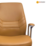 🪑 AM 2405B – Premium Executive Office Chair | PU Leather, Foam Cushion & Aluminium Base - Image 3
