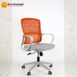 🪑 A140-3 High-Back Office Chair – Orange(LB Design) - Image 4