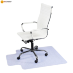 🪑 LC001 A Ergonomic Office Chair | White PU & Mesh with Chrome Base  Modern Elegance • Breathable Comfort • Durable Office Seating - Image 2