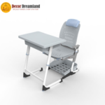 TN-A0007 Student Lunch Break Sleeping Desk Set  Height-Adjustable & Foldable School Desk Chair | Plastic + Metal Construction - Image 3