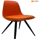 🪑 Modern Visitor Chair | Orange | Virgin Plastic  Bright Design • Strong Build • Easy Maintenance Seating - Image 2