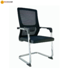 🪑 8002 Ergonomic Office Chair with Black PP Frame | Breathable Mesh Back, Comfort Foam Seat & Heavy-Duty Iron Structure - Image 3