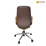TB135-Orange – Modern PU Leather Recliner Office Chair | Swivel Adjustable Executive Boss Chair for Work & Home Office - Image 3