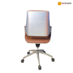 6909 B – Brown Executive Office Chair | Premium Leather, Ergonomic Luxury Design with Explosion-Proof Gas Lift - Image 5