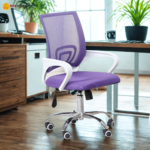 🪑 B-1001 Ergonomic Office Chair | Purple | Green | Orange Mesh  Modern Design • Superior Comfort • Durable Office Seating