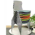 Model 323D Cafeteria Chair – Cushioned, Stackable & Durable Non-Wheel Dining Chair for Cafes & Canteens - Image 9