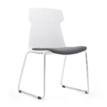 Model 323D Cafeteria Chair – Cushioned, Stackable & Durable Non-Wheel Dining Chair for Cafes & Canteens - Image 6