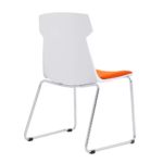 Model 323D Cafeteria Chair – Cushioned, Stackable & Durable Non-Wheel Dining Chair for Cafes & Canteens - Image 7