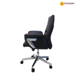 GB 39 – Luxury Modern Adjustable Ergonomic Executive Office Chair | Black PU Leather Swivel Boss Chair for Home & Office - Image 7