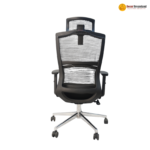 Q7-2C – Modern Minimalist Ergonomic Computer Office Chair | Comfortable Home & Office Seating | Black Edition - Image 4