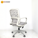 🪑 A140-3 High-Back Office Chair – Gray (LB Design) - Image 3