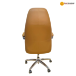 🪑 AM 188A – Premium Executive Office Chair | PU Leather Ergonomic Design with Aluminum Base - Image 3