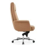 Ergonomic PU Leather Chair with Foam Cushion and Iron Frame LM-05 PU Leather Office Chair - Image 4