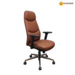 🪑 AM 2410B – Premium Ergonomic Executive Office Chair | PU Leather, Foam Cushion & Aluminium Base - Image 4