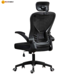 🪑 Model 518 Ergonomic Office Chair | Black Frame & Black Mesh  Minimal Design • Eco-Friendly Comfort • Everyday Office Seating - Image 2